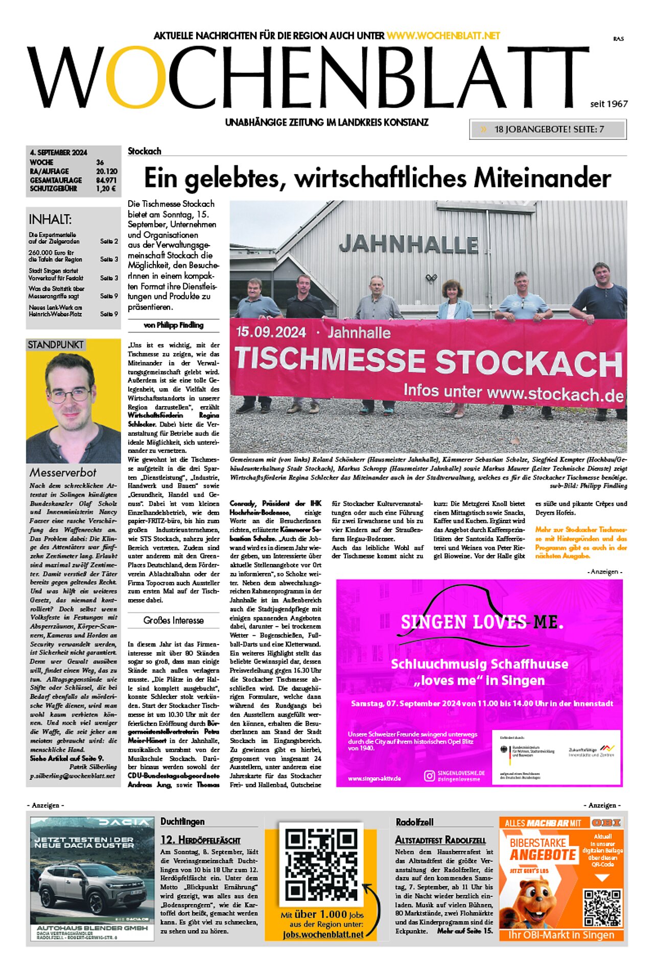 Ausgabe 36 vom 4. September 2024
