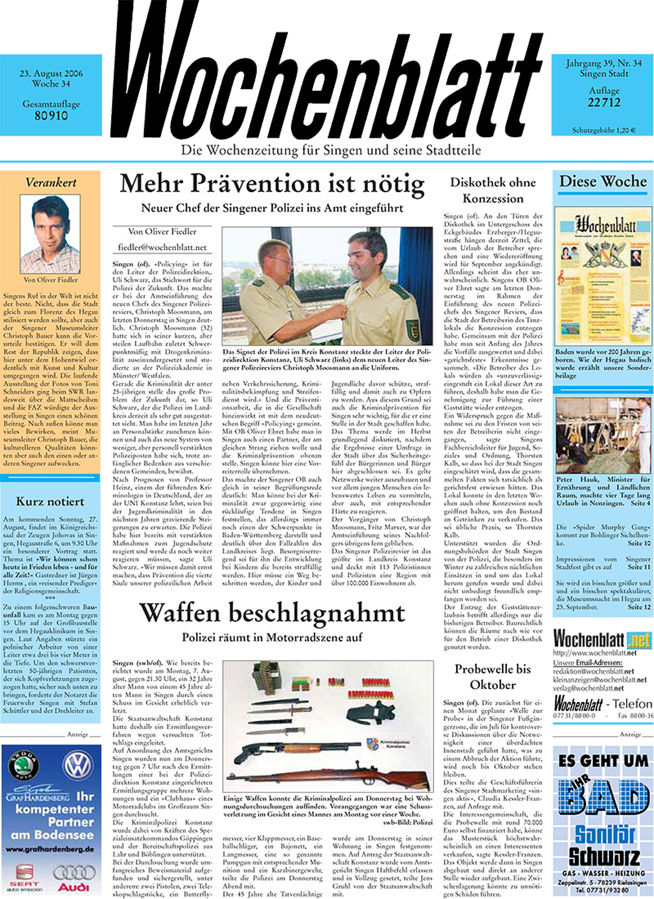Ausgabe 34 vom 23. August 2006