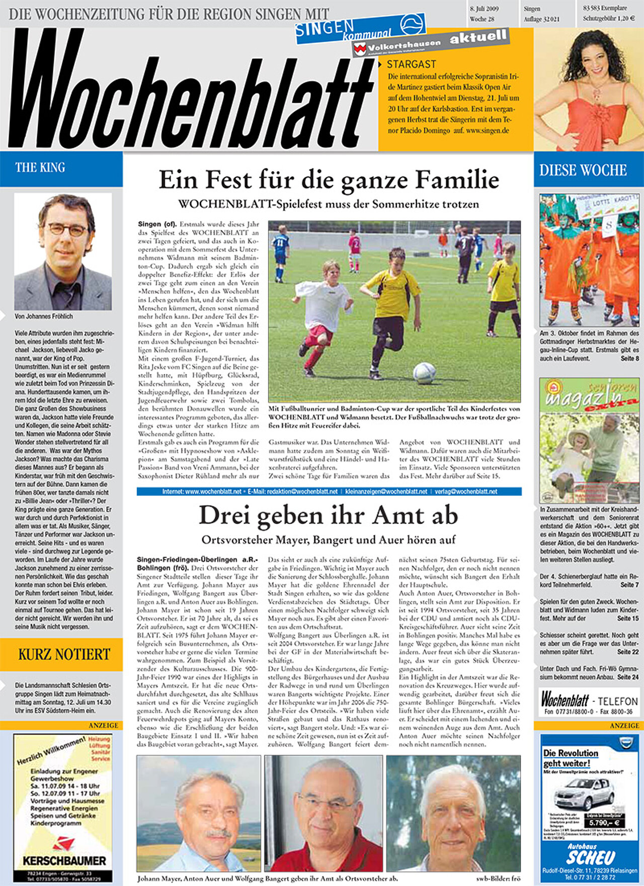 Ausgabe 27 vom 08. Juli 2009