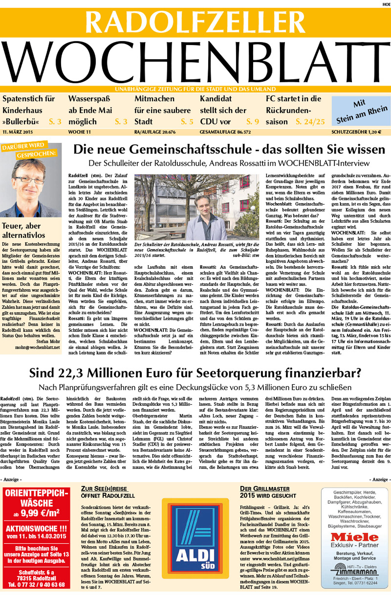Ausgabe 11 vom 11. März 2015