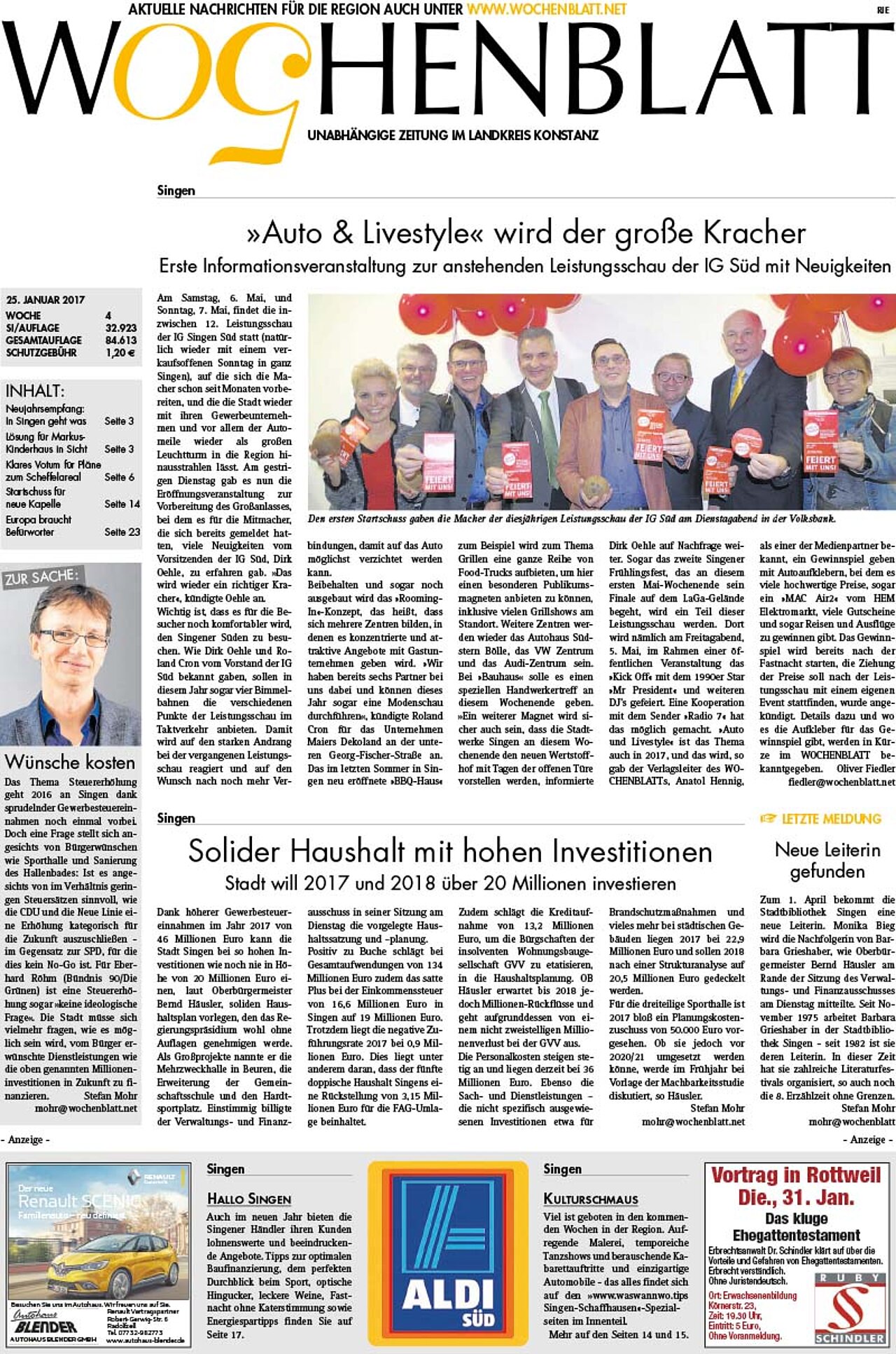 Ausgabe 04 vom 25. Januar 2017
