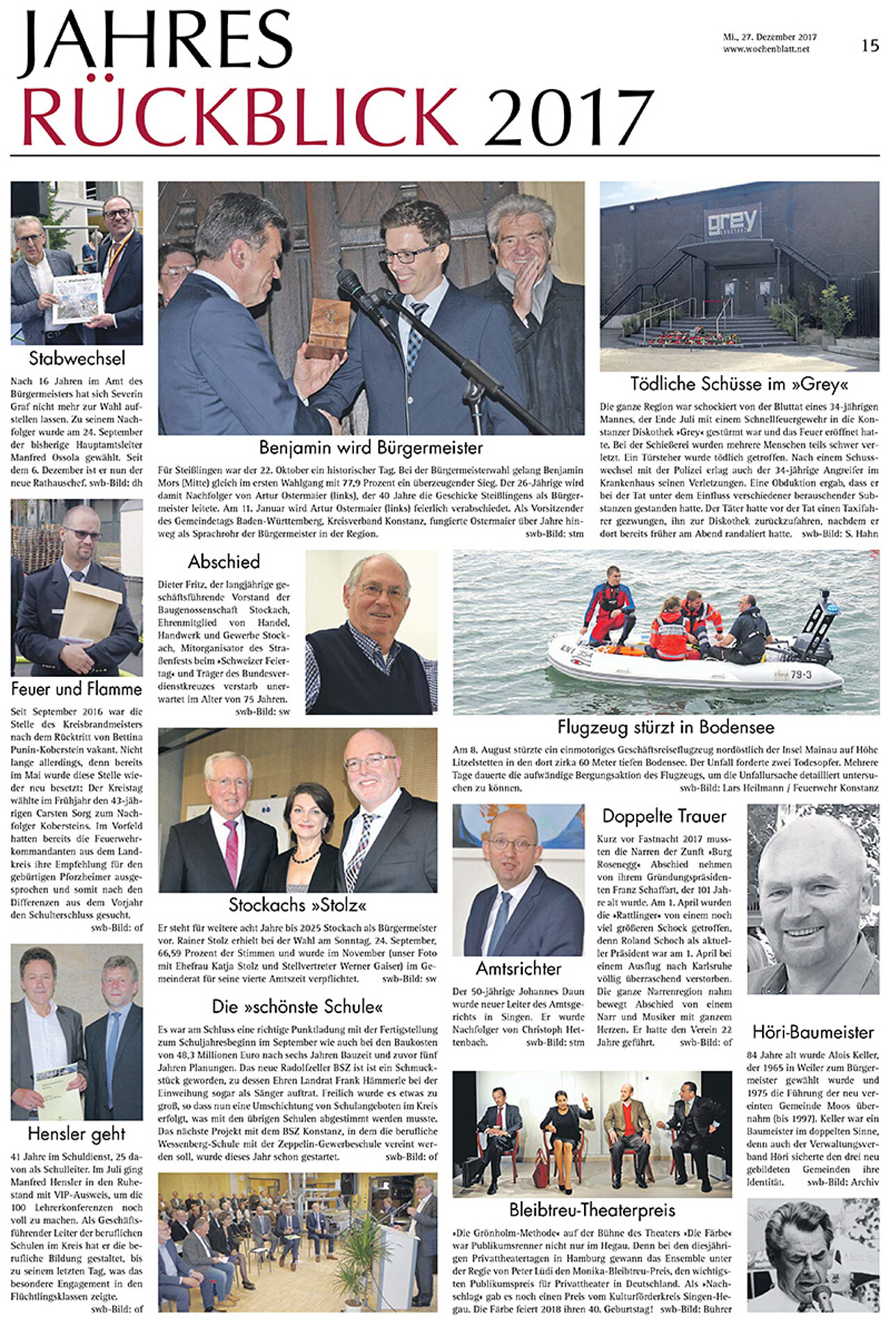 Sonderausgabe vom 27. Dezember