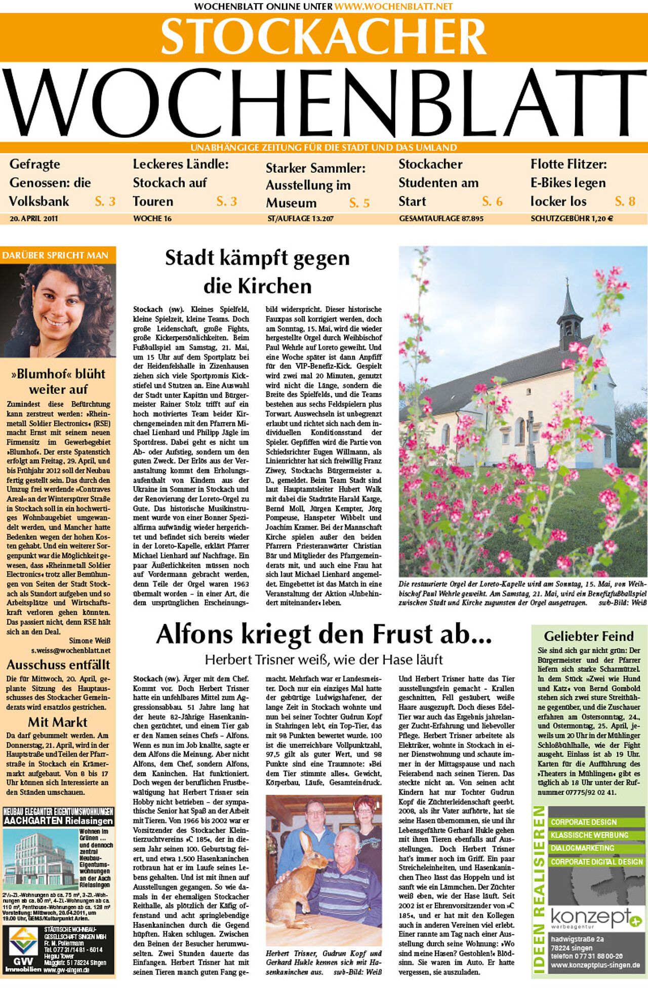 Ausgabe 16 vom 20. April 2011