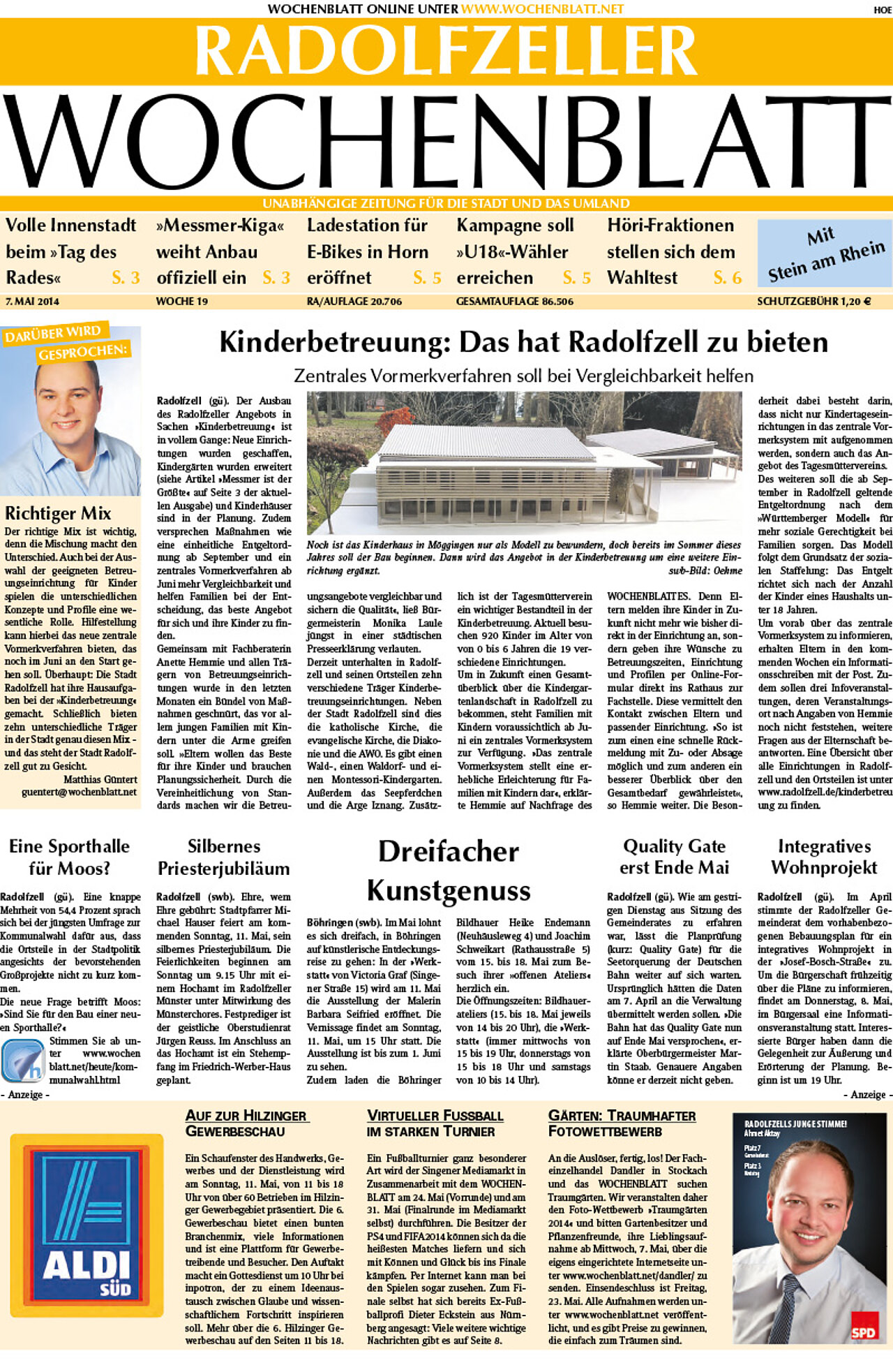 Ausgabe 19 vom 07. Mai 2014