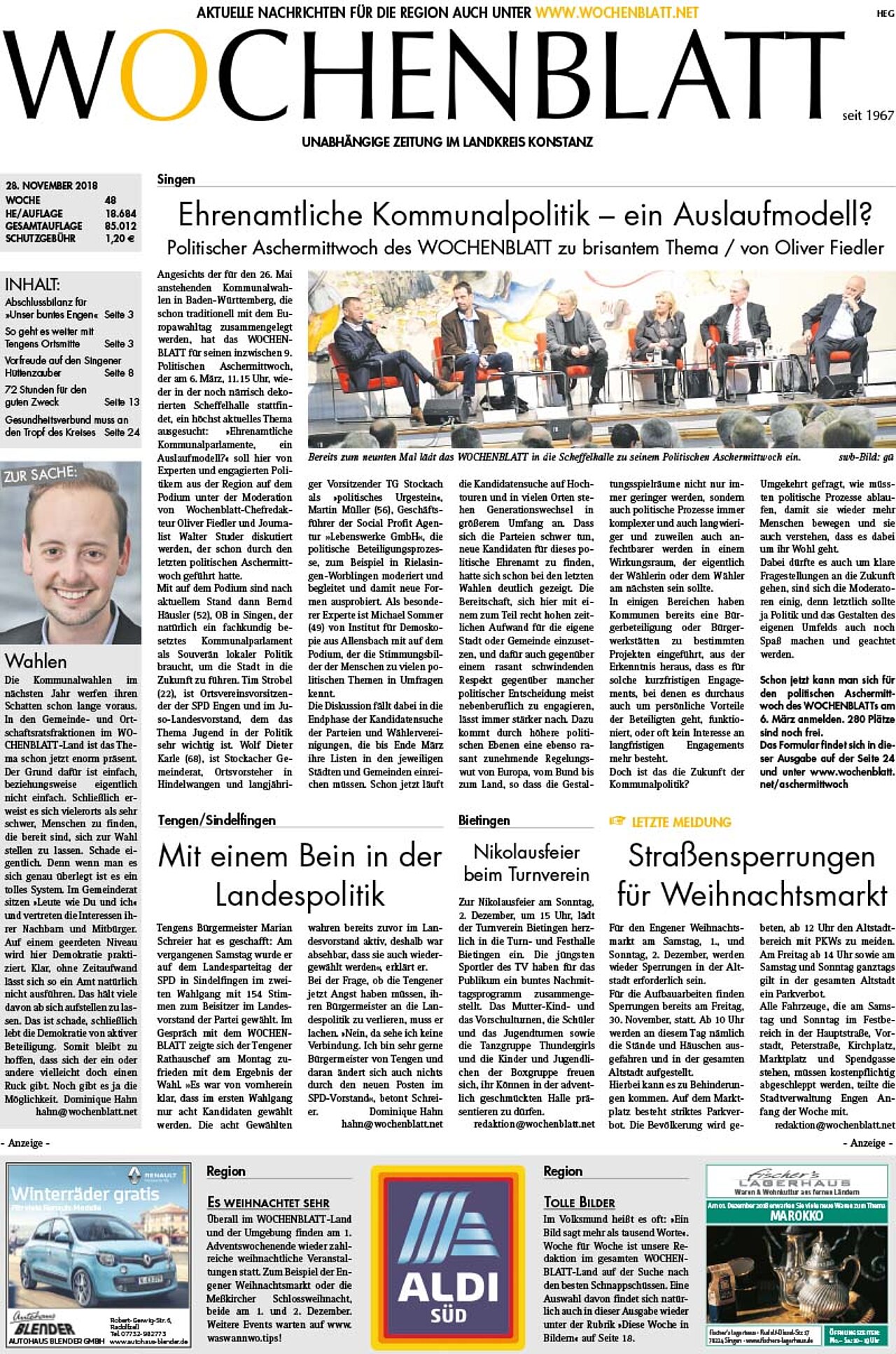 Ausgabe 48 vom 28. November 2018