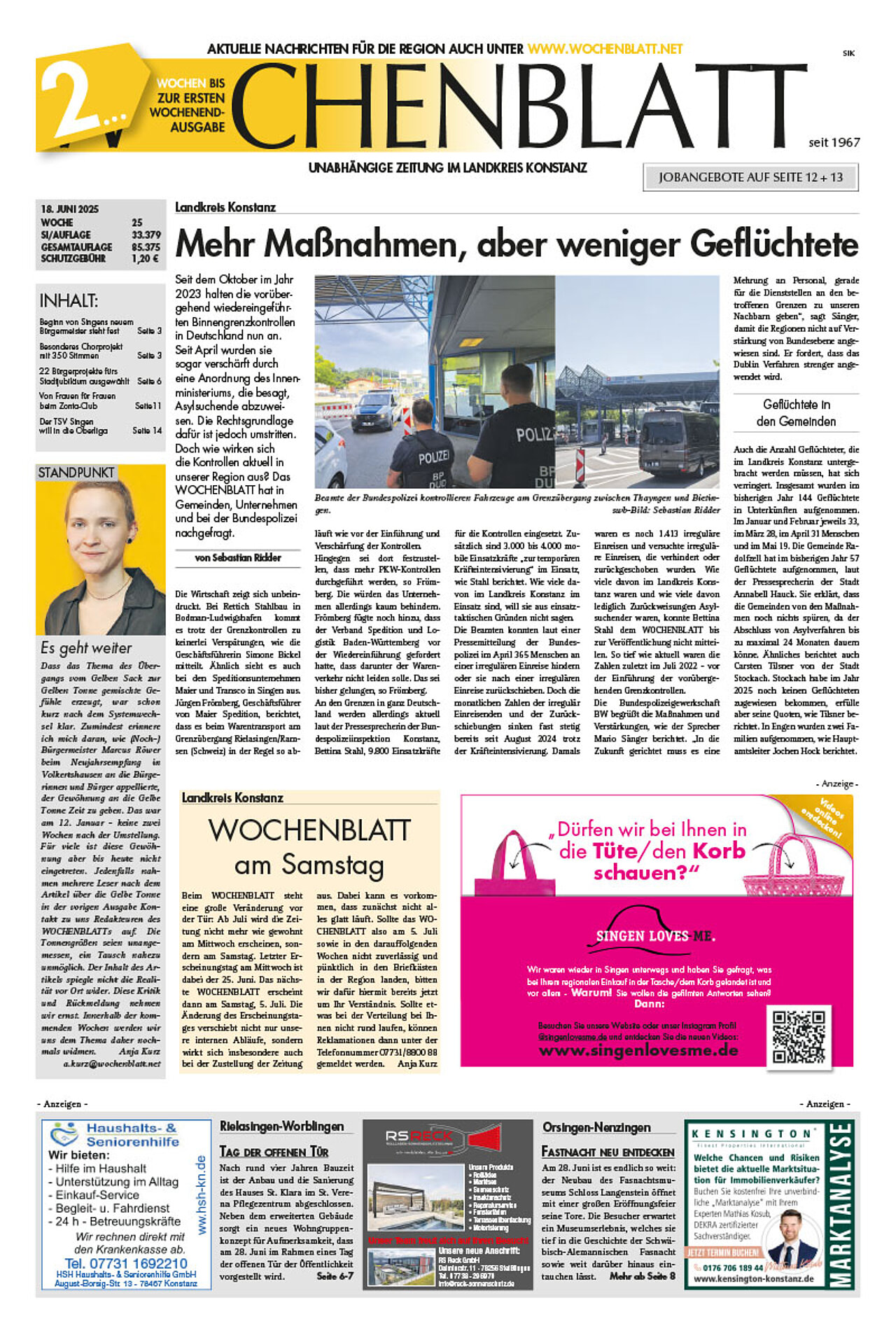 Ausgabe 25 vom 18. Juni 2025