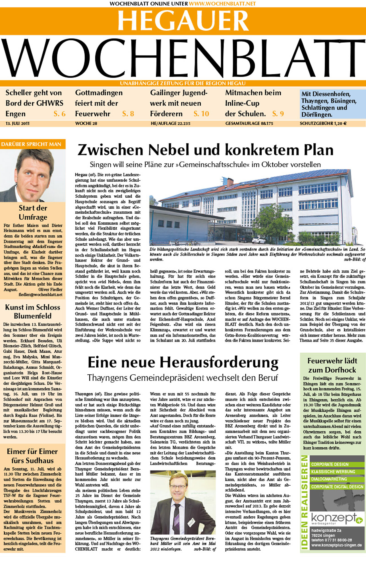 Ausgabe 28 vom 13. Juli 2011