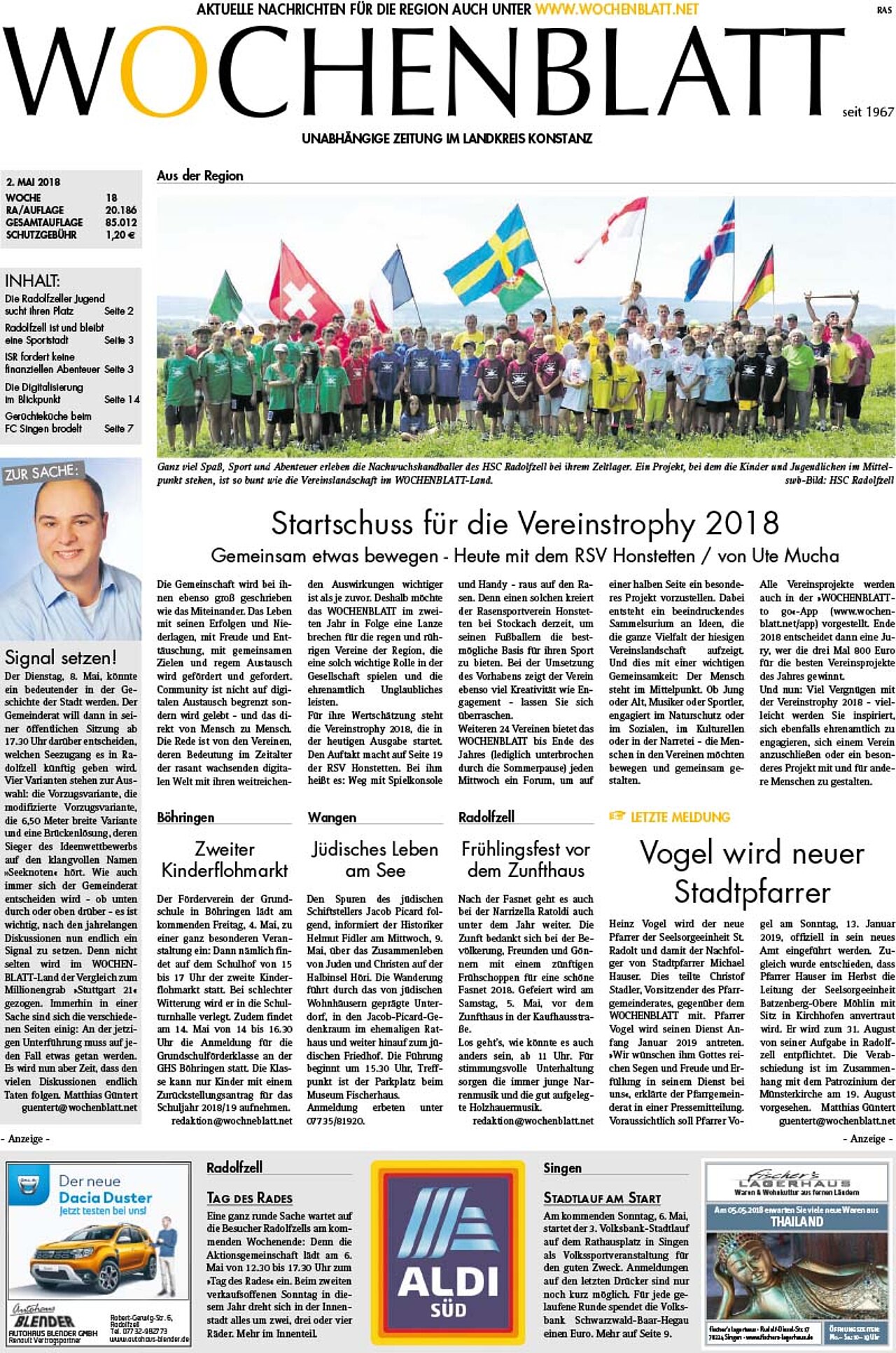Ausgabe 18 vom 02. Mai 2018