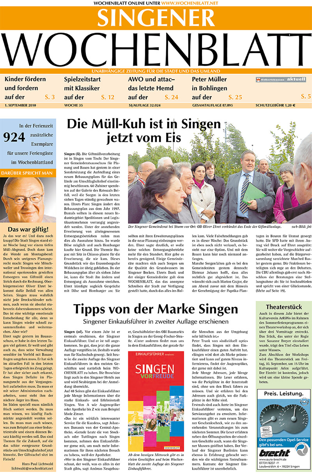 Ausgabe 35 vom 01. September 2010