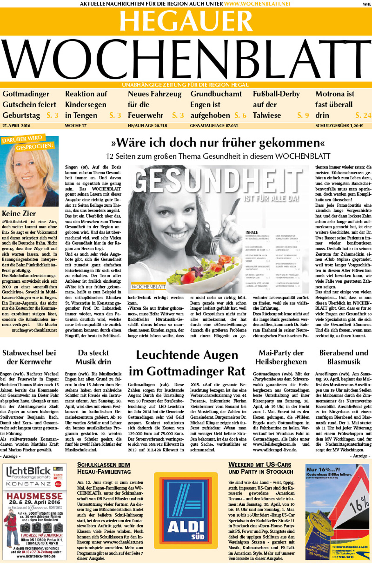 Ausgabe 17 vom 27. April 2016