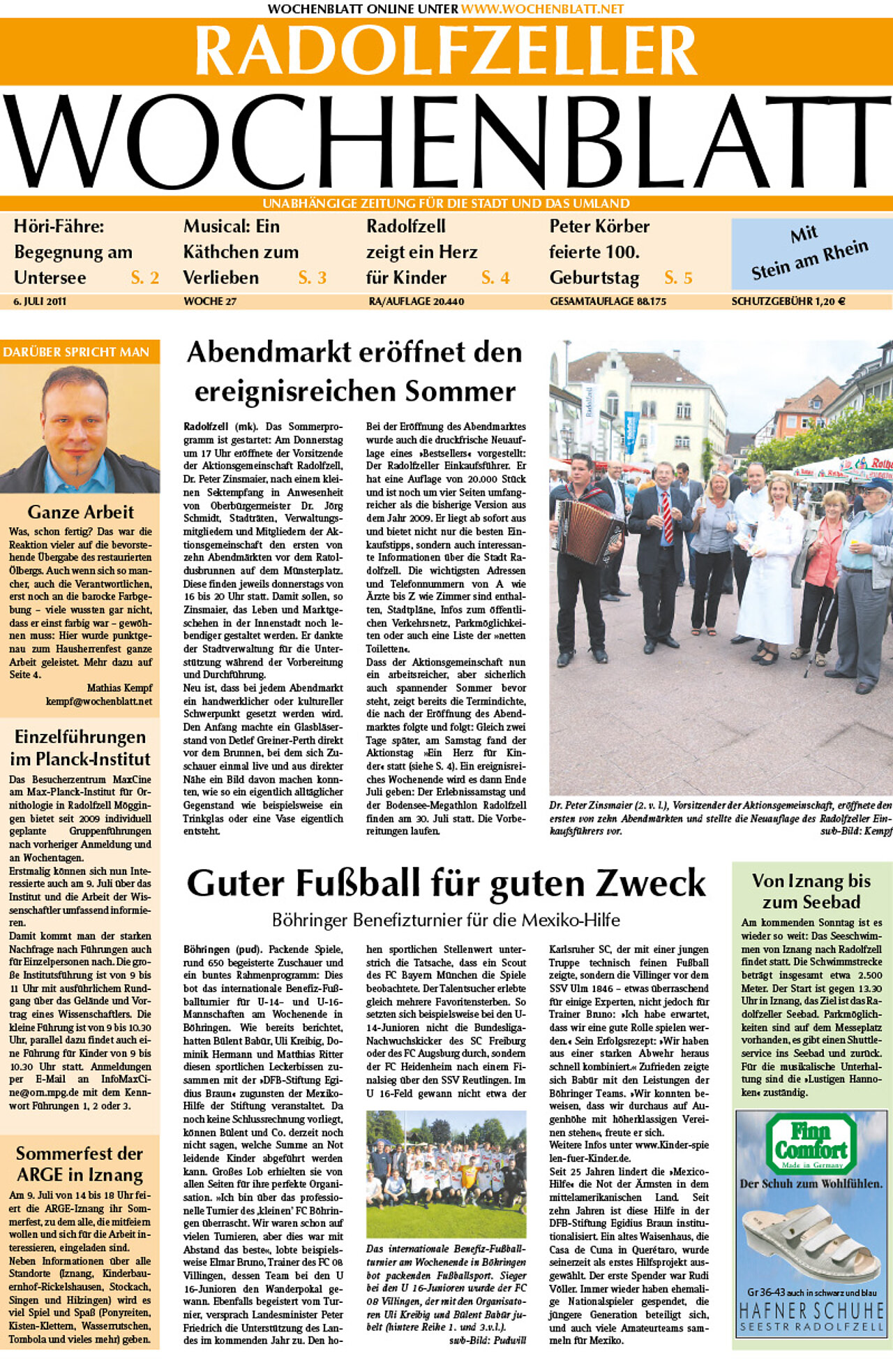 Ausgabe 27 vom 06. Juli 2011
