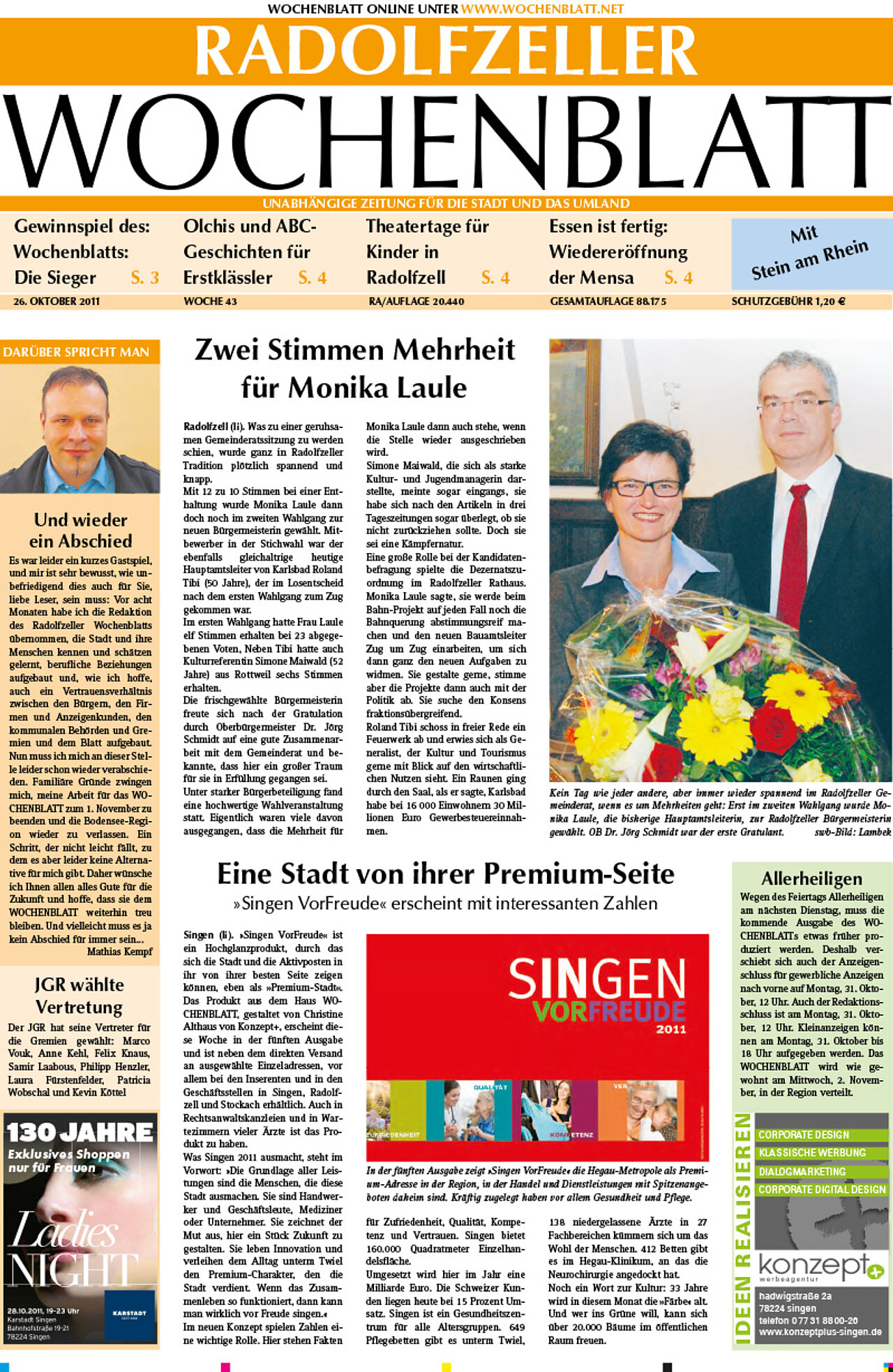 Ausgabe 43 vom 26. Oktober 2011