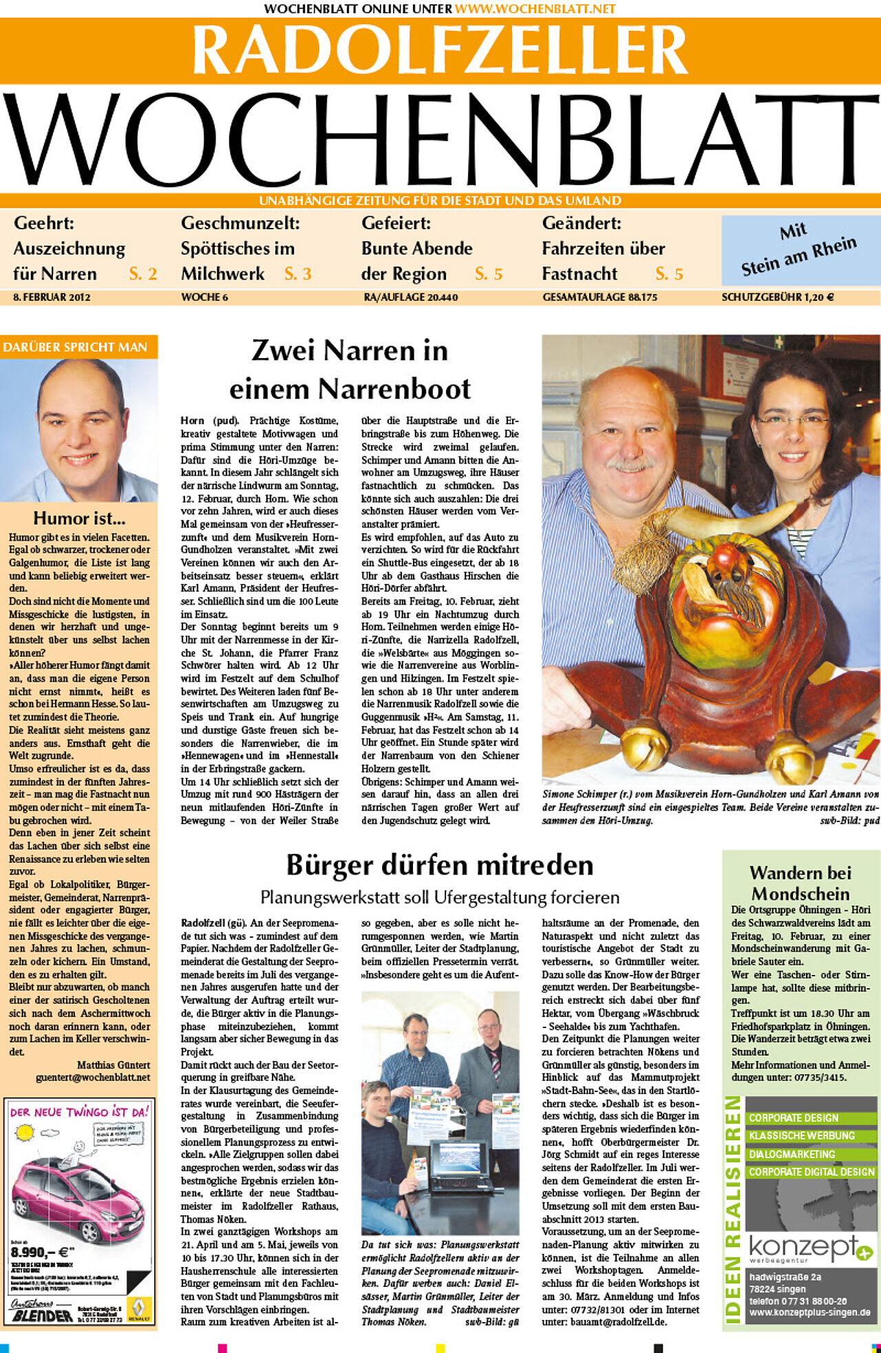 Ausgabe 06 vom 08. Februar 2012