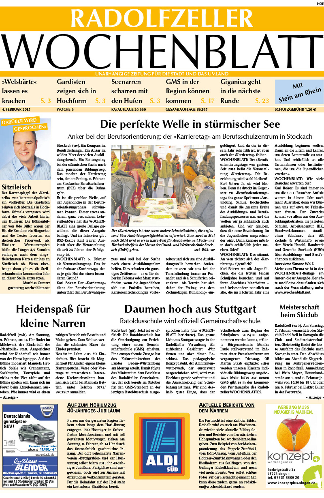 Ausgabe 06 vom 04. Februar 2015