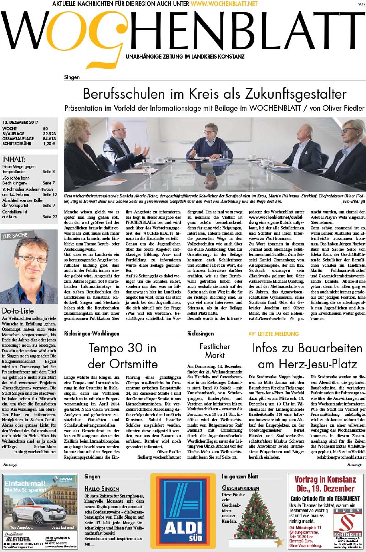 Ausgabe 50 vom 13. Dezember 2017