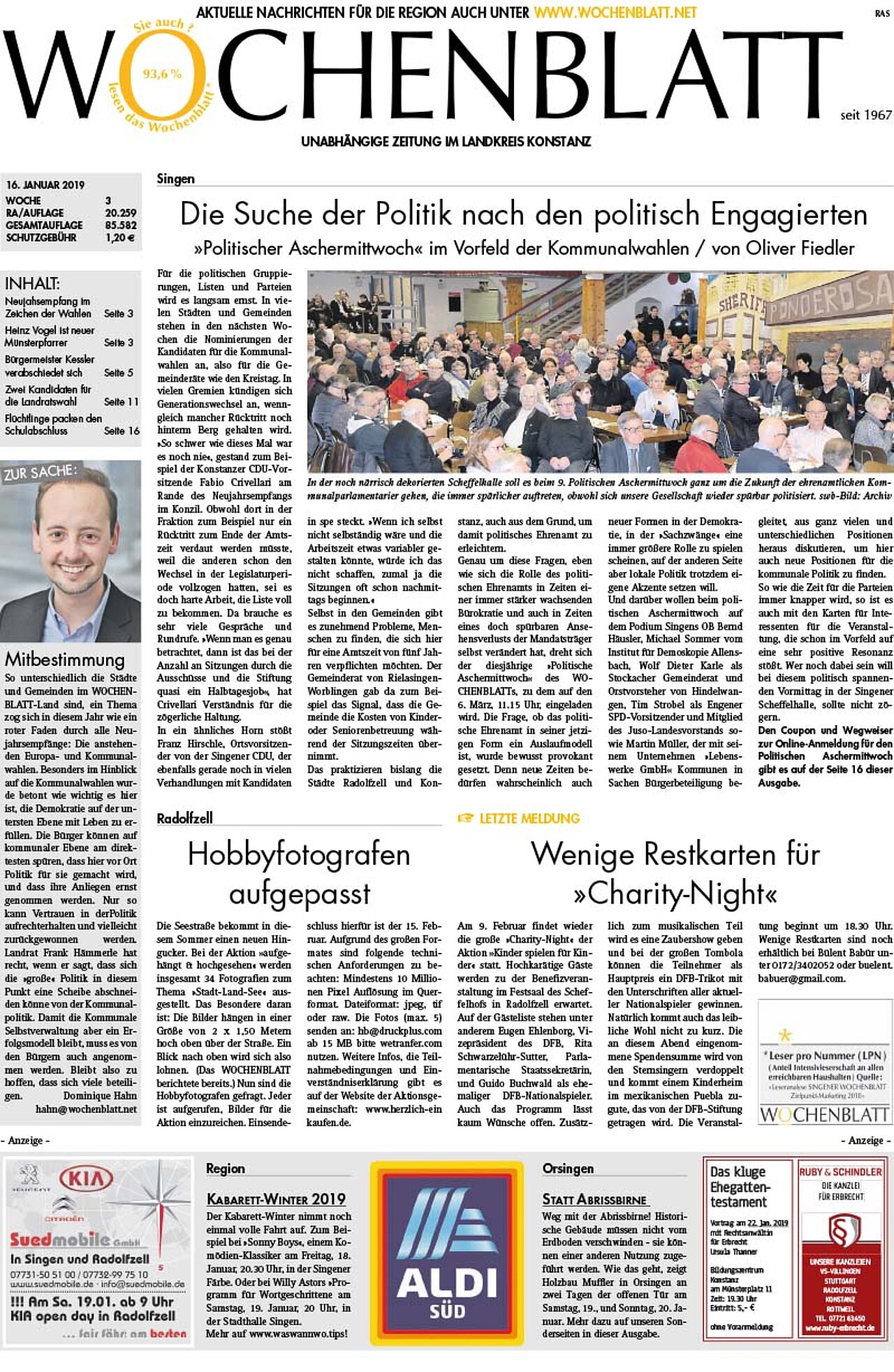 Ausgabe 03 vom 16. Januar 2019