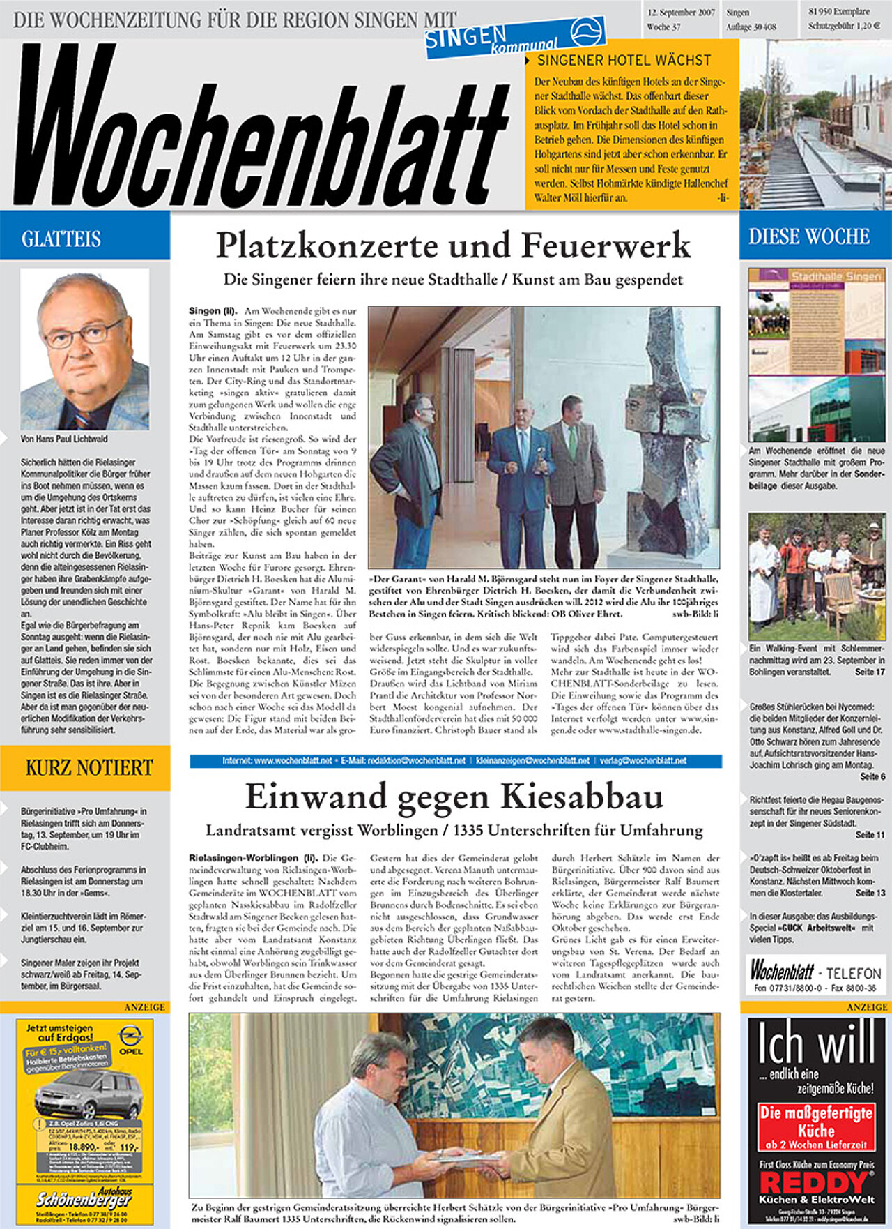 Ausgabe 37 vom 12. September 2007