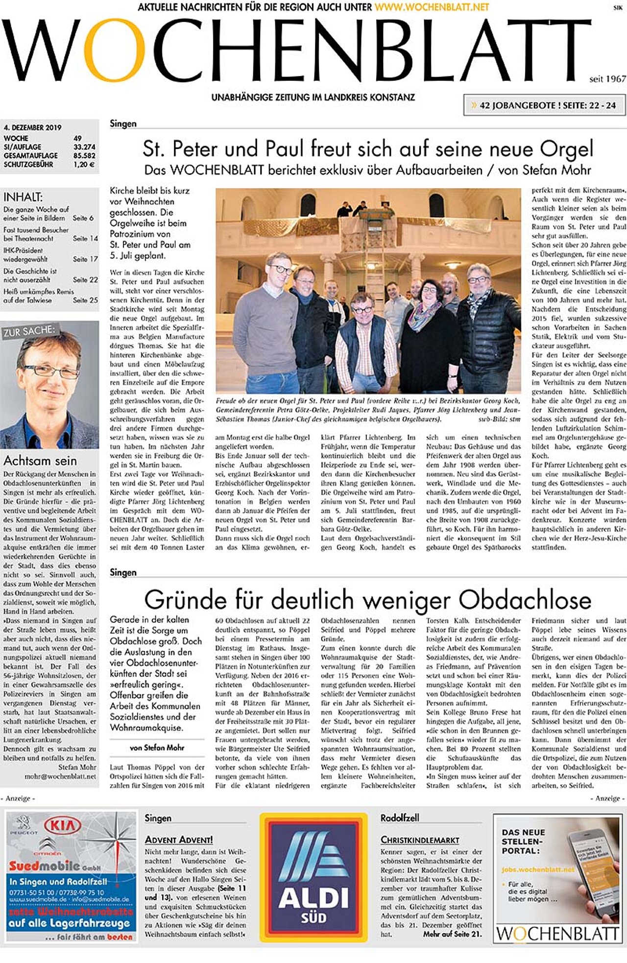 Ausgabe 49 vom 04. Dezember 2019
