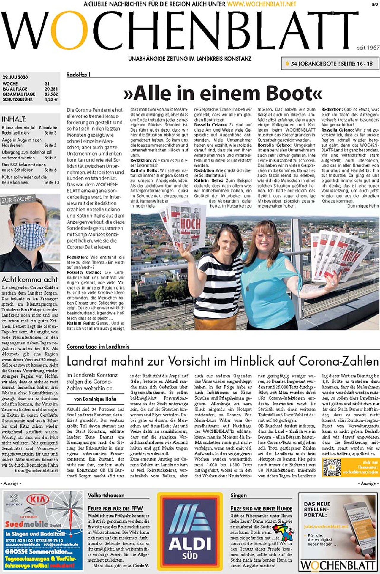 Ausgabe 31 vom 29. Juli 2020