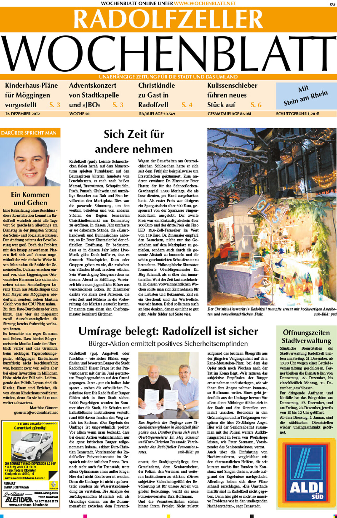 Ausgabe 50 vom 12. Dezember 2012
