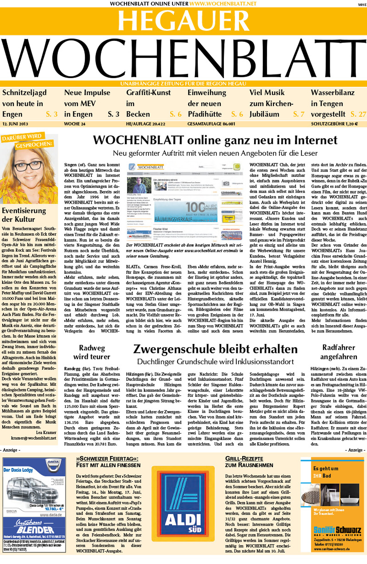 Ausgabe 24 vom 12. Juni 2013