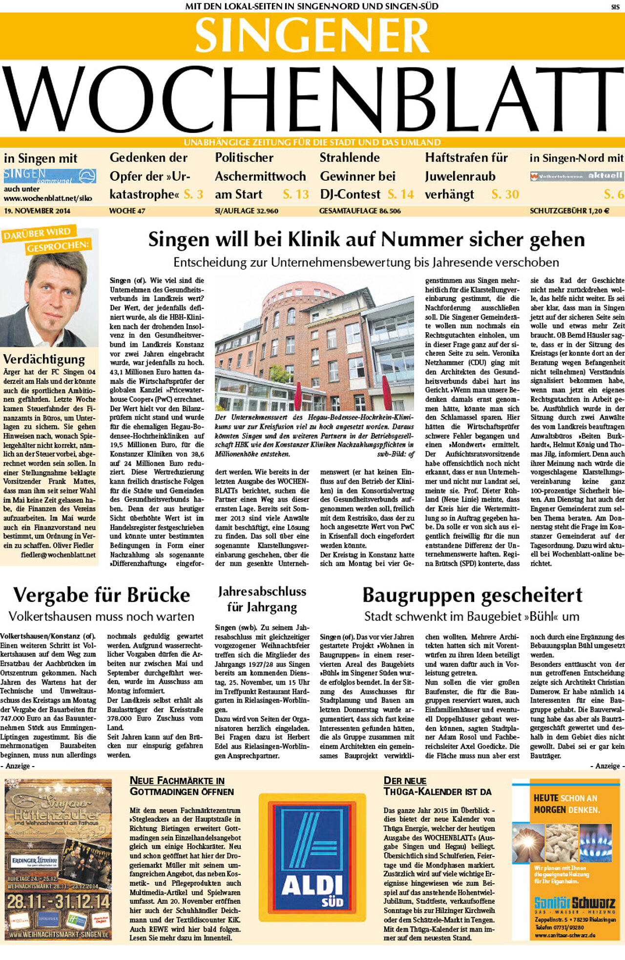 Ausgabe 47 vom 19. November 2014