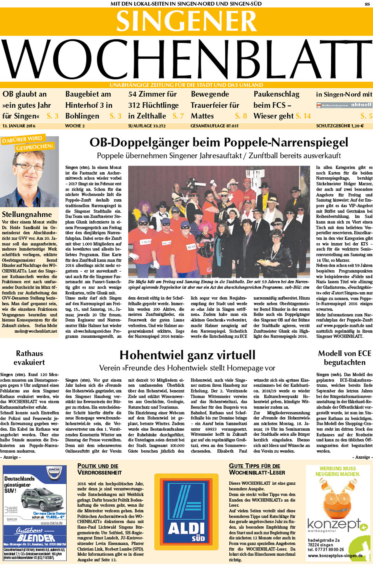 Ausgabe 02 vom 13. Januar 2016