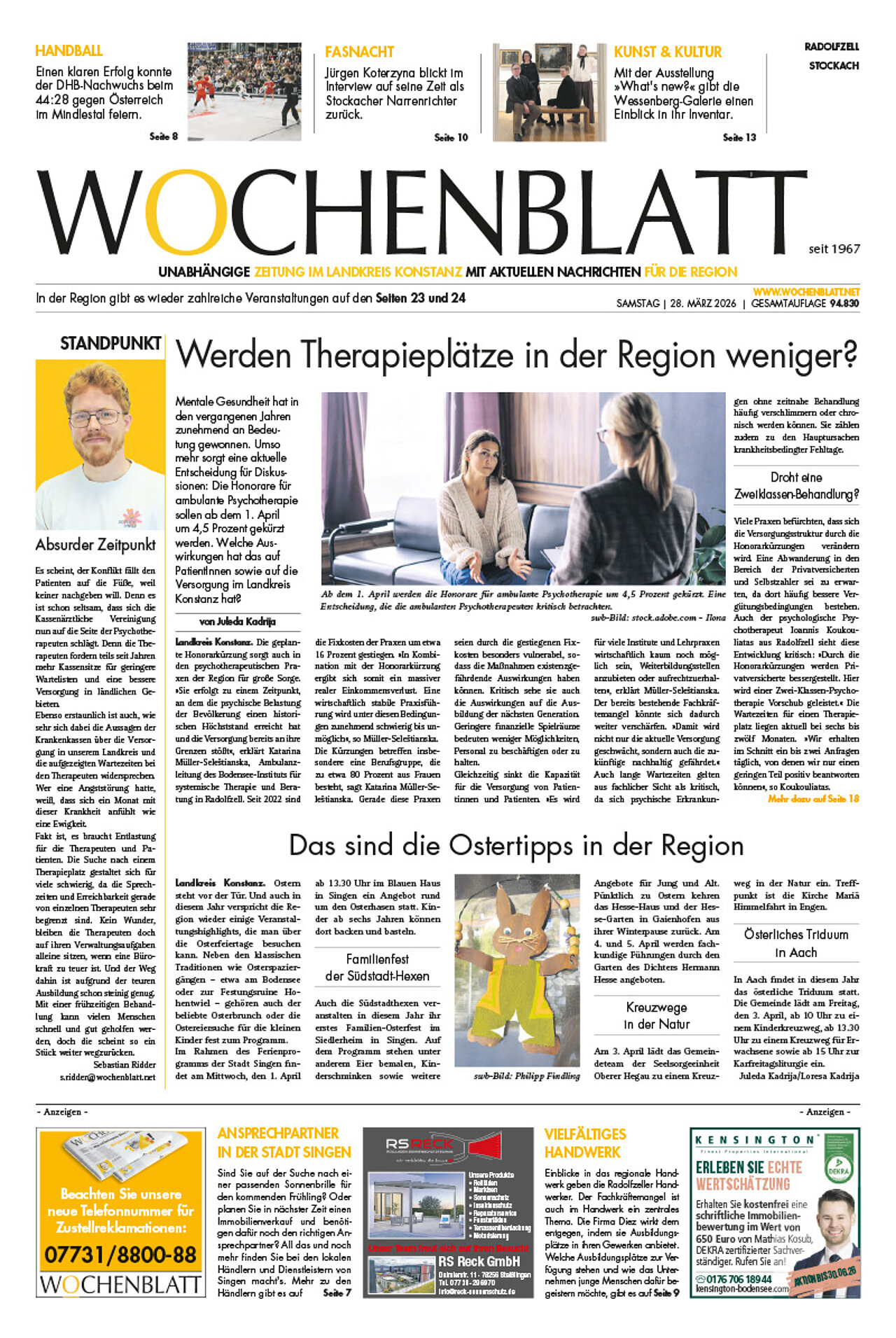 Ausgabe 13 vom 28. März 2026