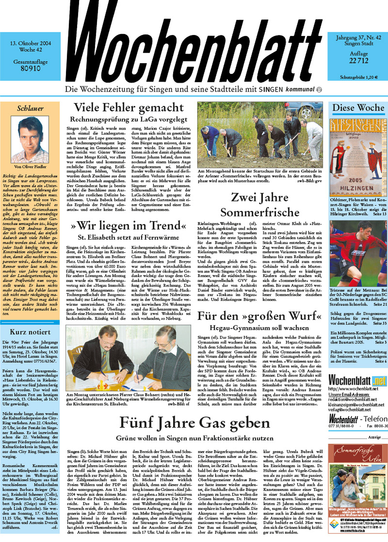Ausgabe 42 vom 13. Oktober 2004