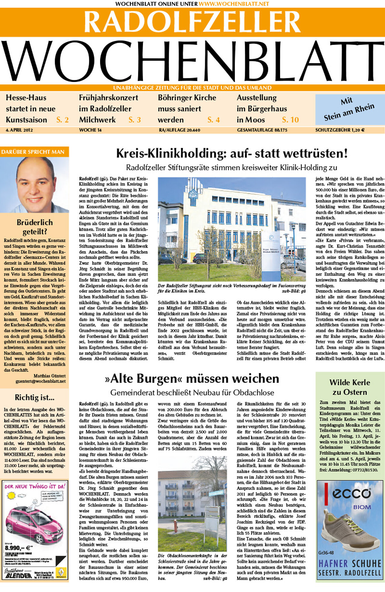 Ausgabe 14 vom 04. April 2012