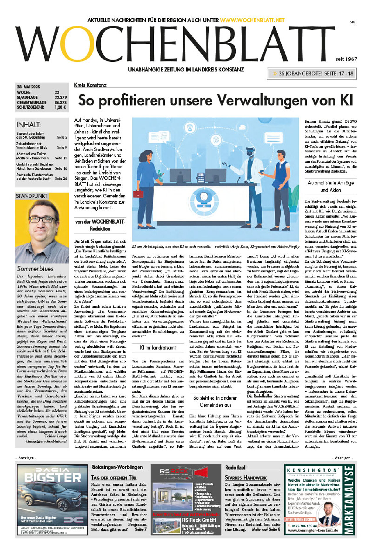 Ausgabe 22 vom 28. Mai 2025