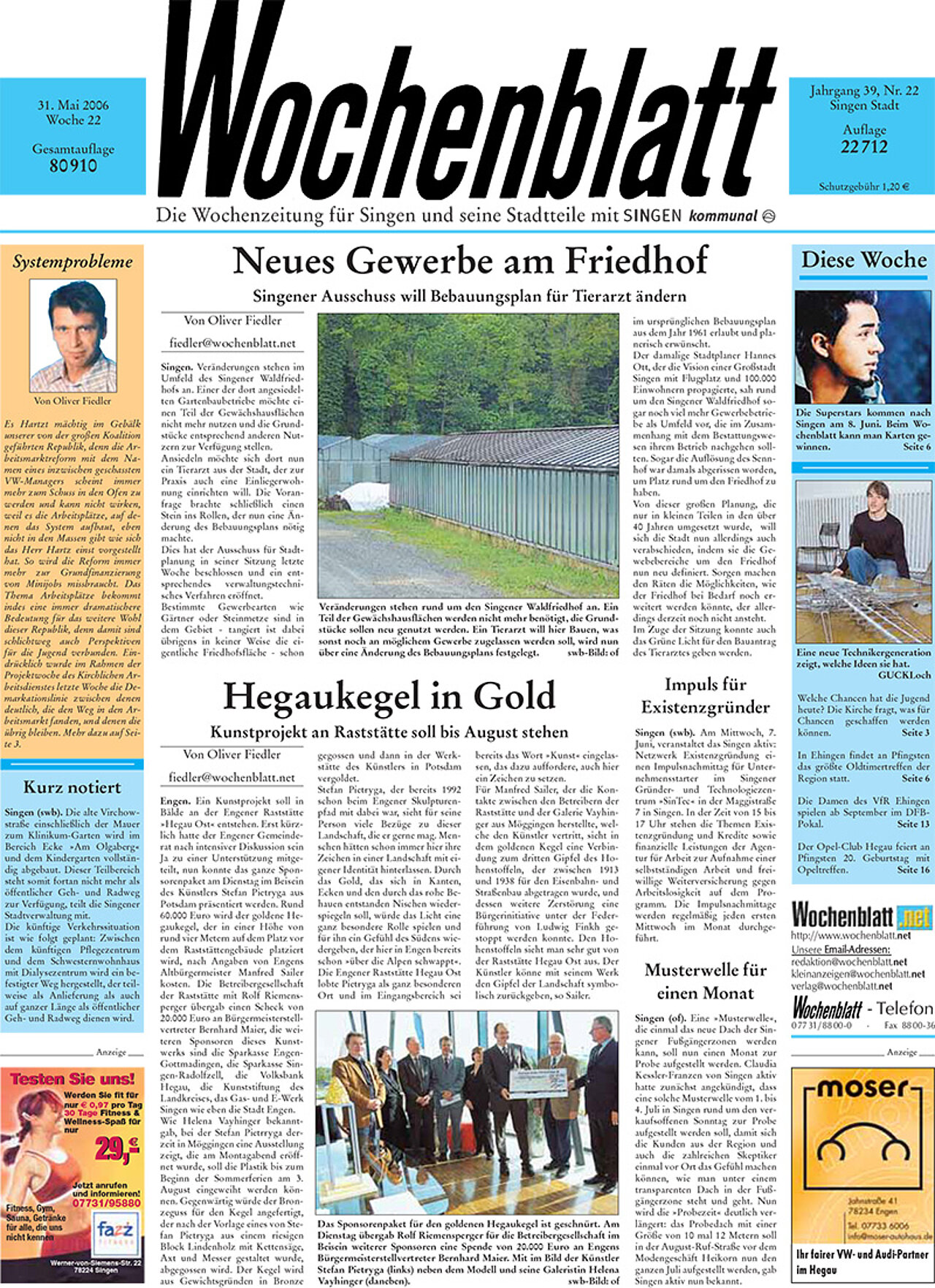 Ausgabe 22 vom 31. Mai 2006
