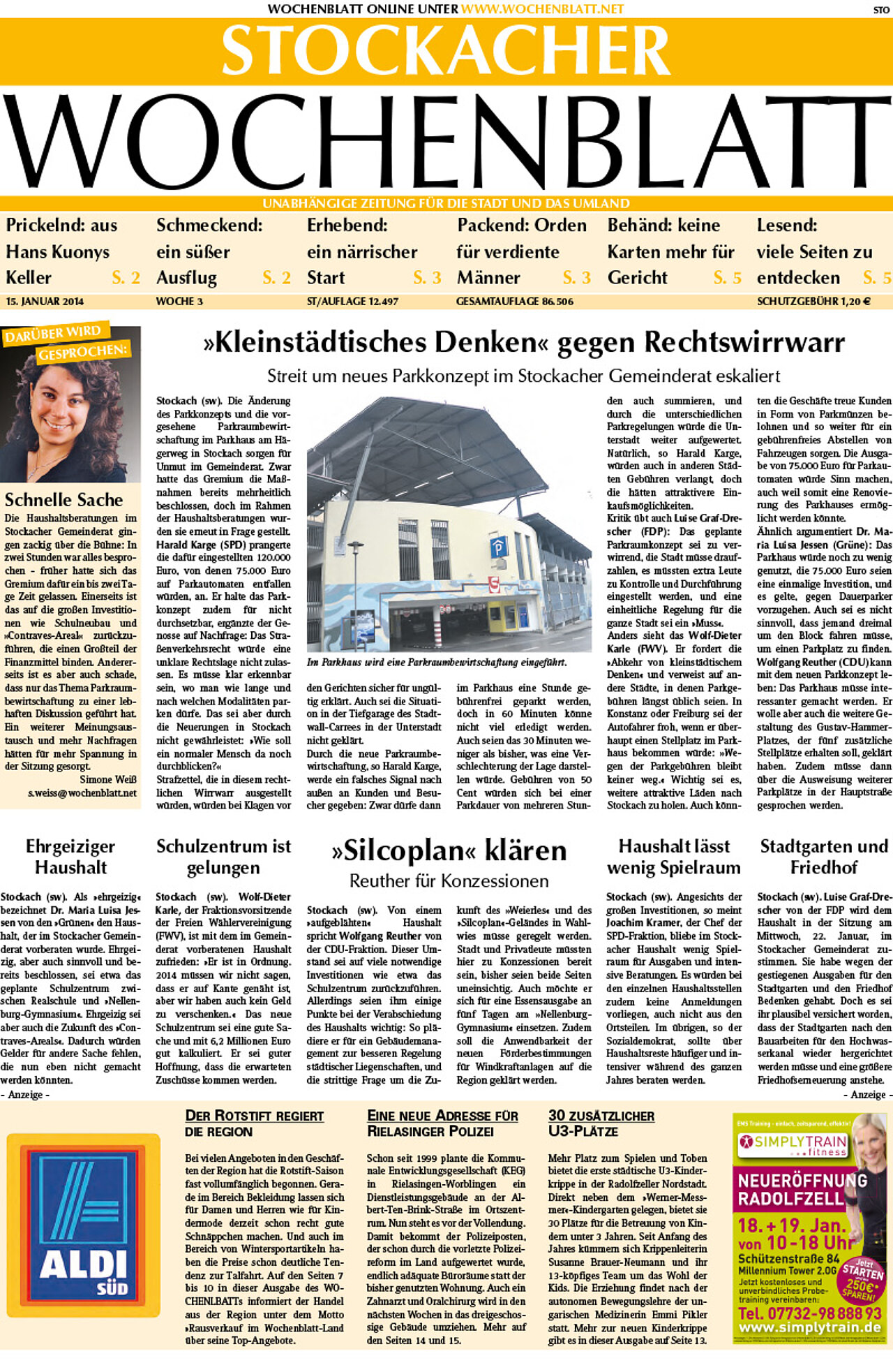 Ausgabe 03 vom 15. Januar 2014