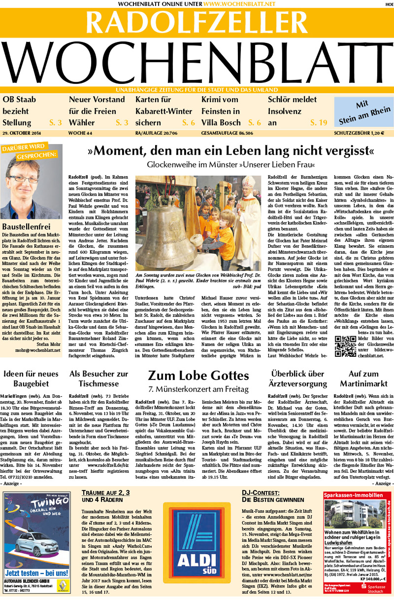 Ausgabe 44 vom 29. Oktober 2014
