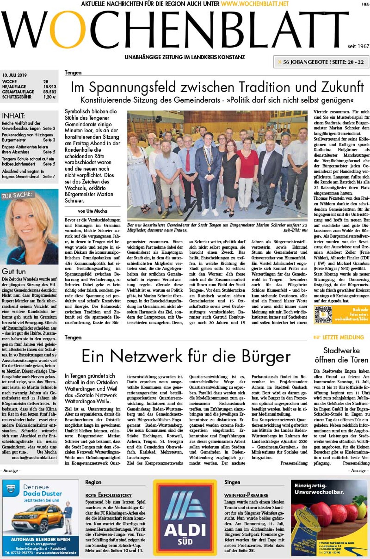 Ausgabe 28 vom 10. Juli 2019