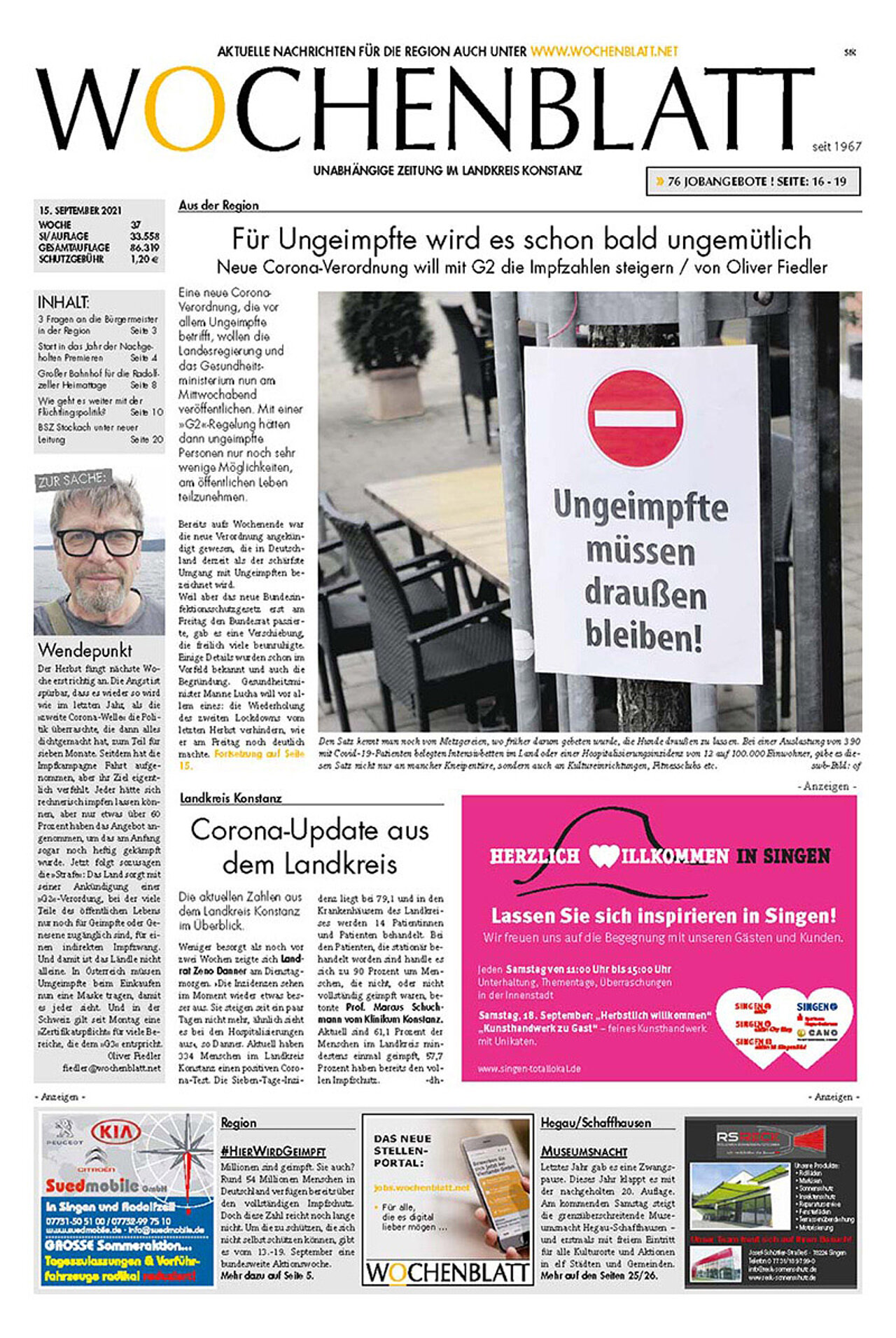Ausgabe 37 vom 15. September 2021