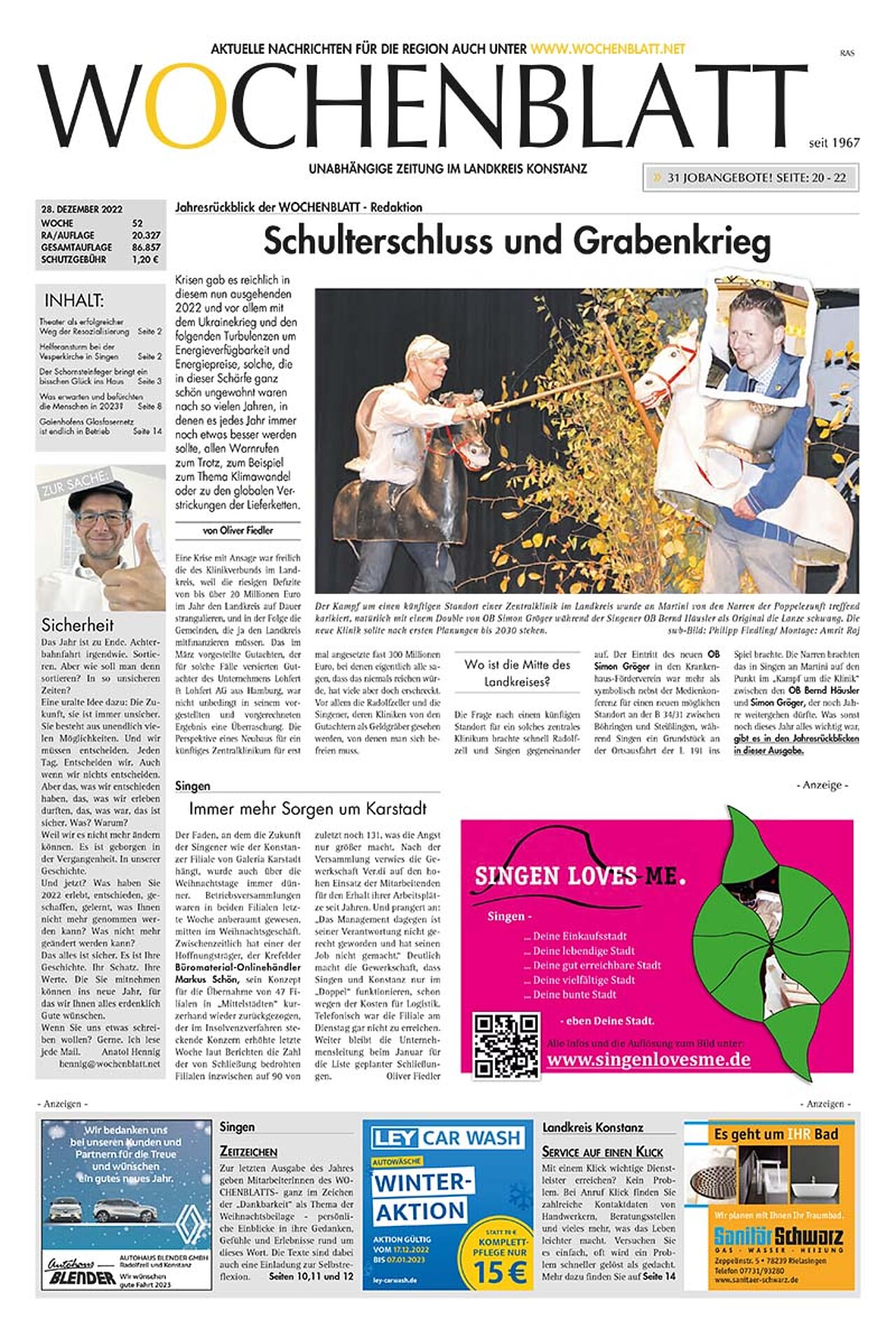 Ausgabe 52 vom 28. Dezember 2022