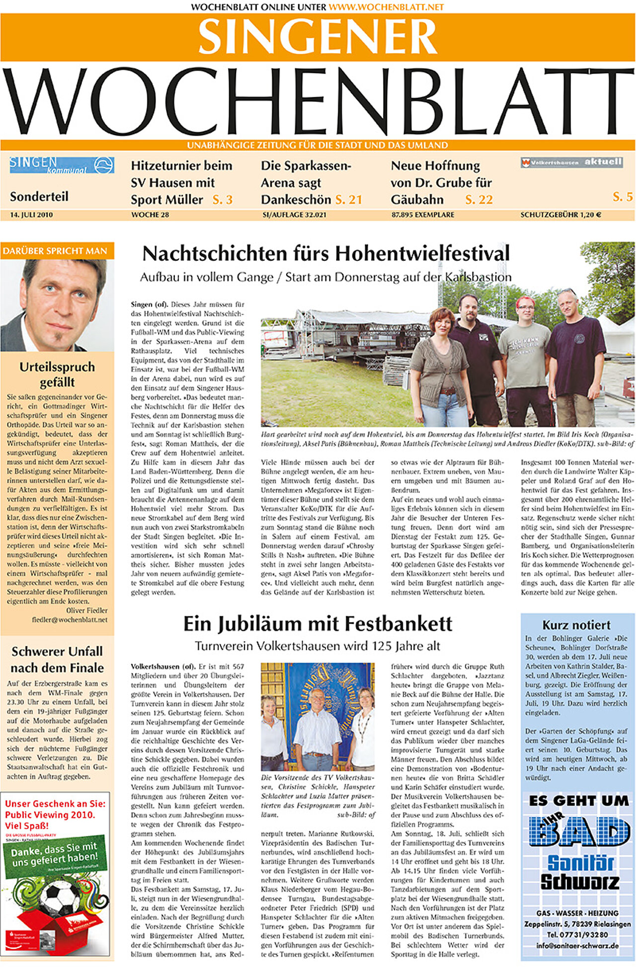 Ausgabe 28 vom 14. Juli 2010