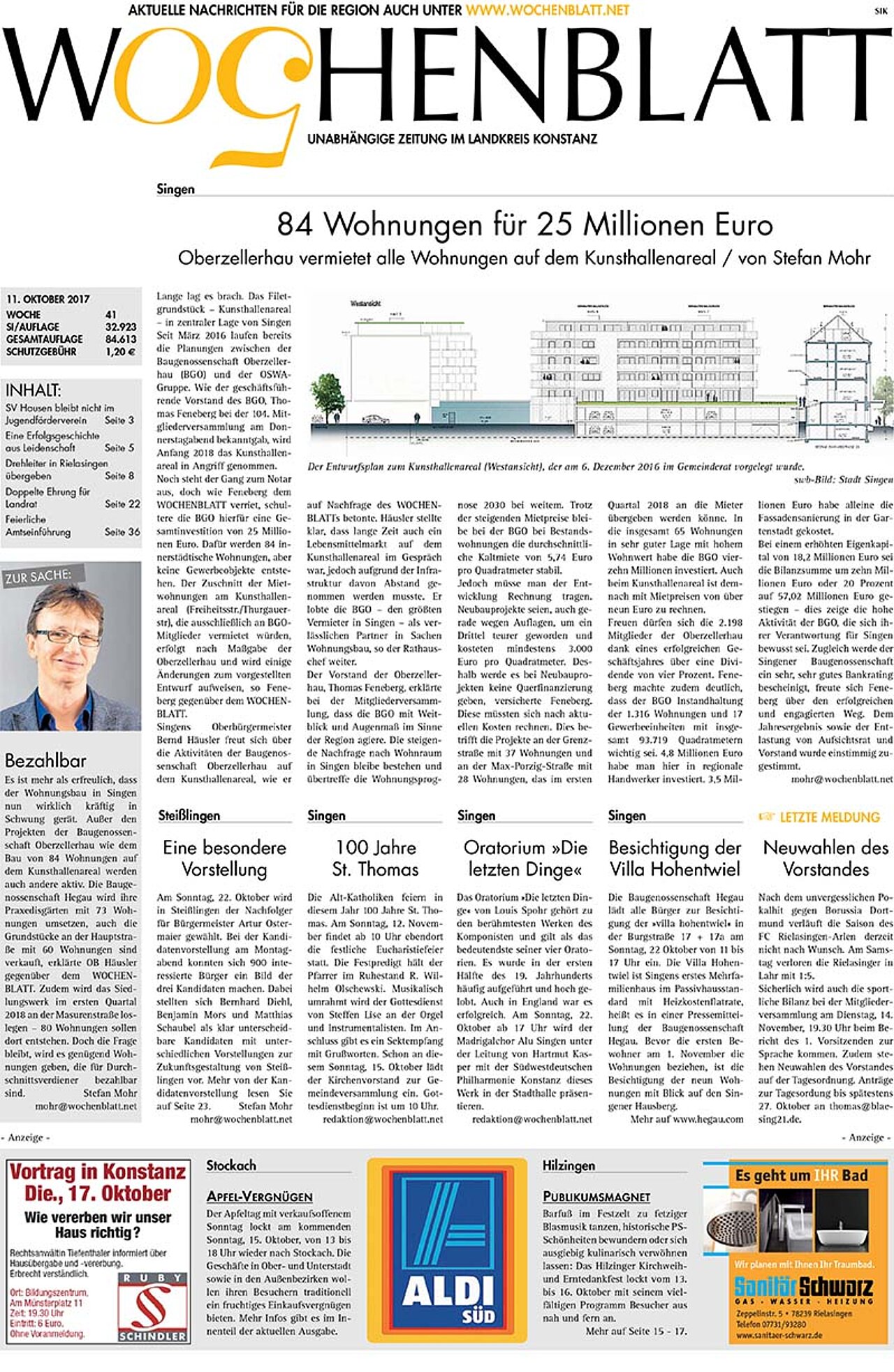 Ausgabe 41 vom 11. Oktober 2017