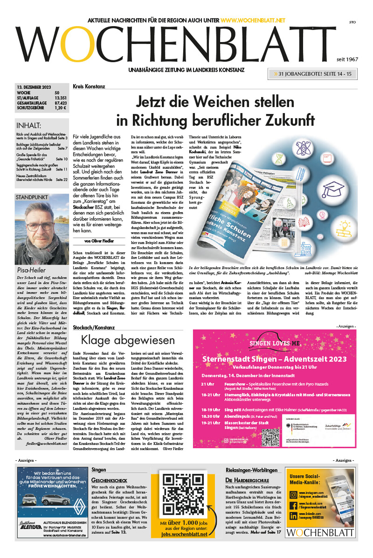 Ausgabe 50 vom 13. Dezember 2023