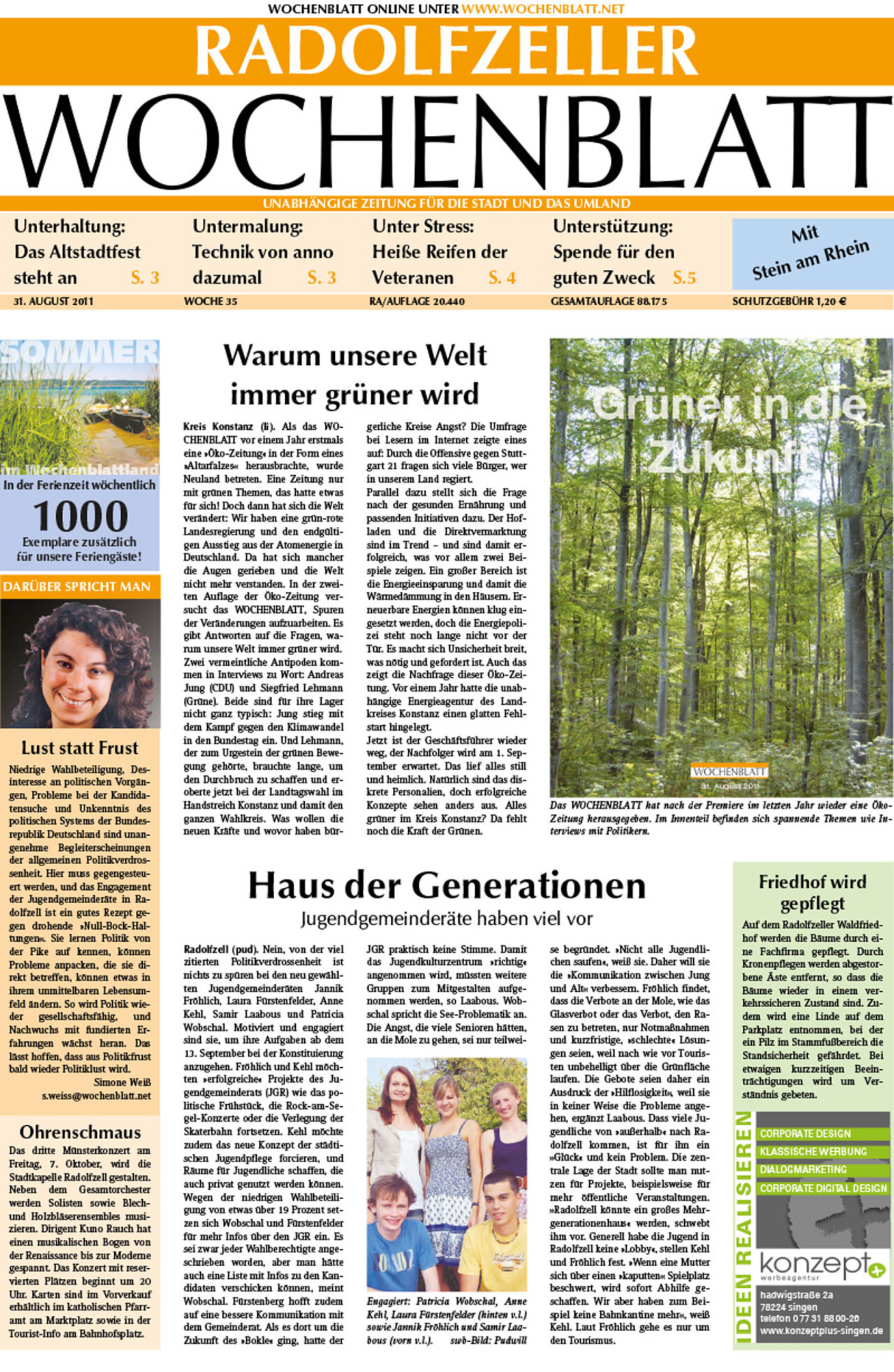 Ausgabe 35 vom 31. August 2011