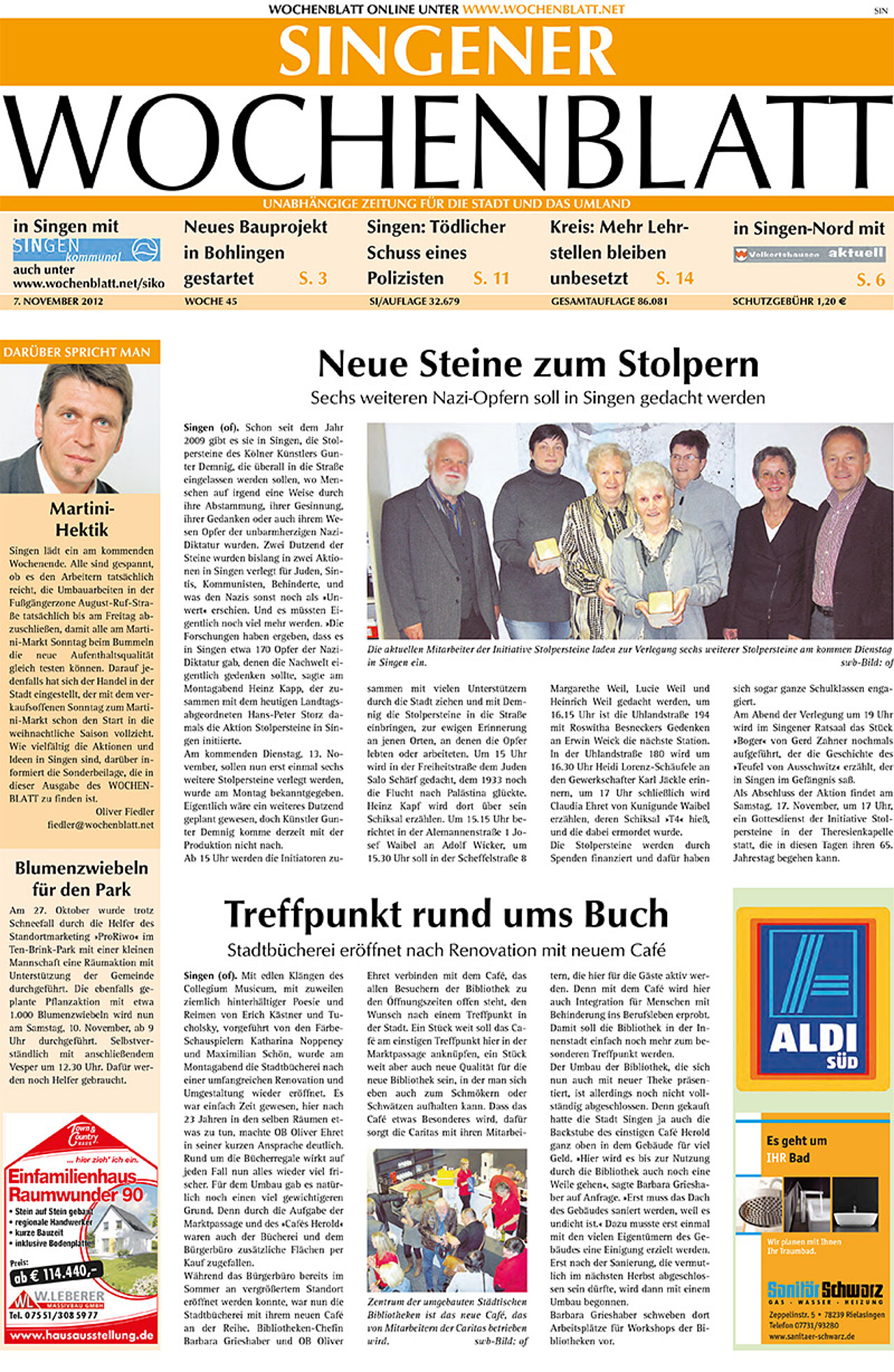 Ausgabe 45 vom 07. November 2012
