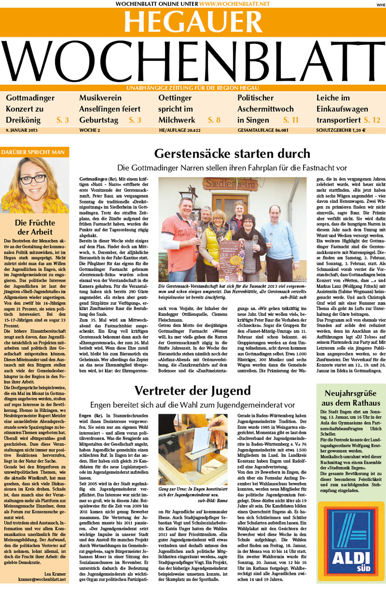 Ausgabe 02 vom 09. Januar 2013