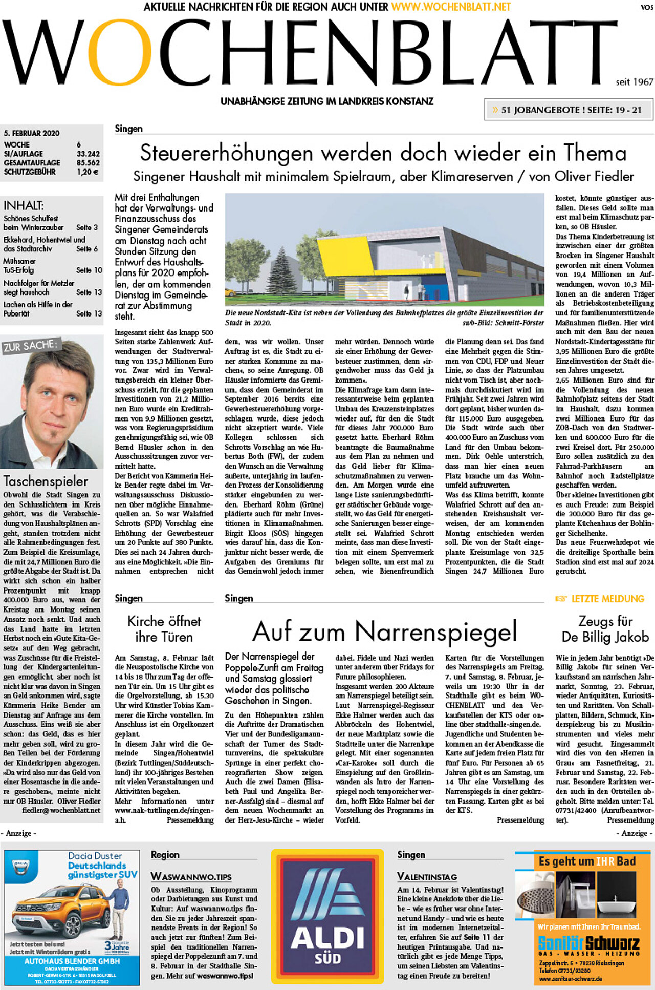 Ausgabe 06 vom 05. Februar 2020