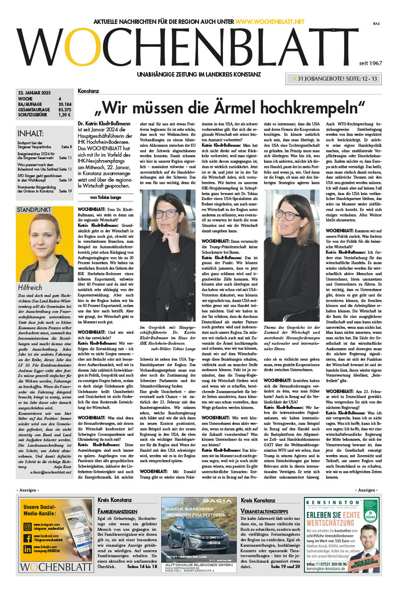Ausgabe 4 vom 22. Januar 2025