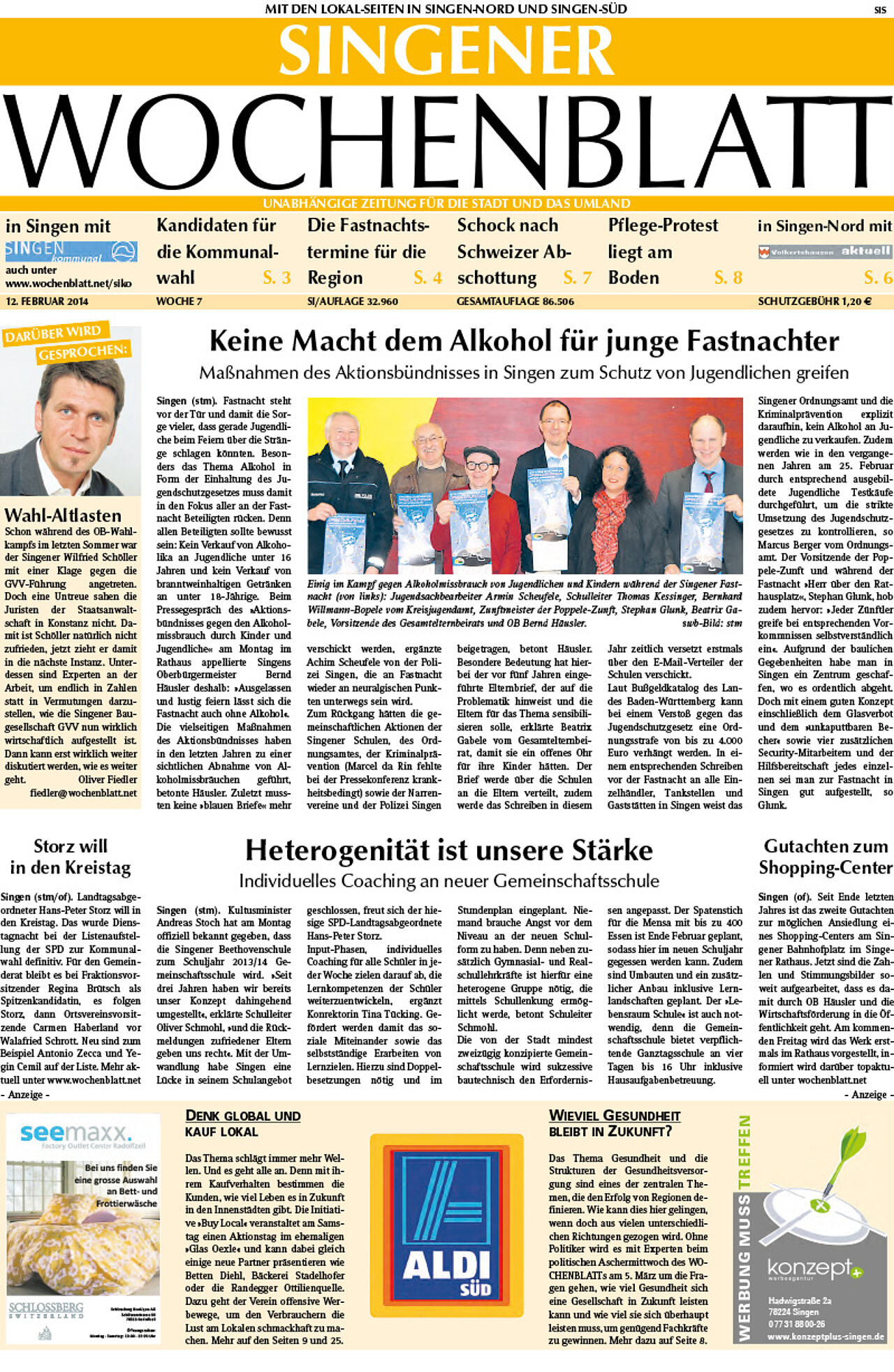 Ausgabe 07 vom 12. Februar 2014
