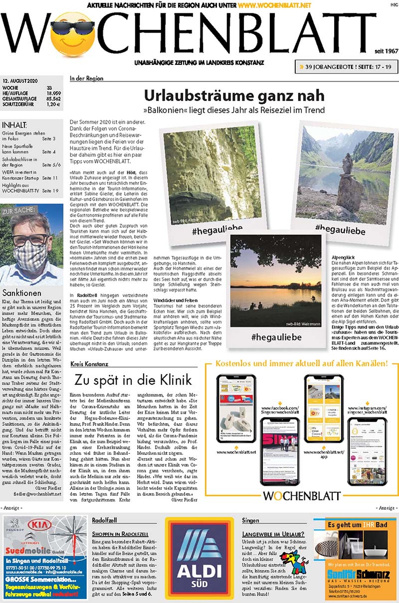 Ausgabe 33 vom 12. August 2020