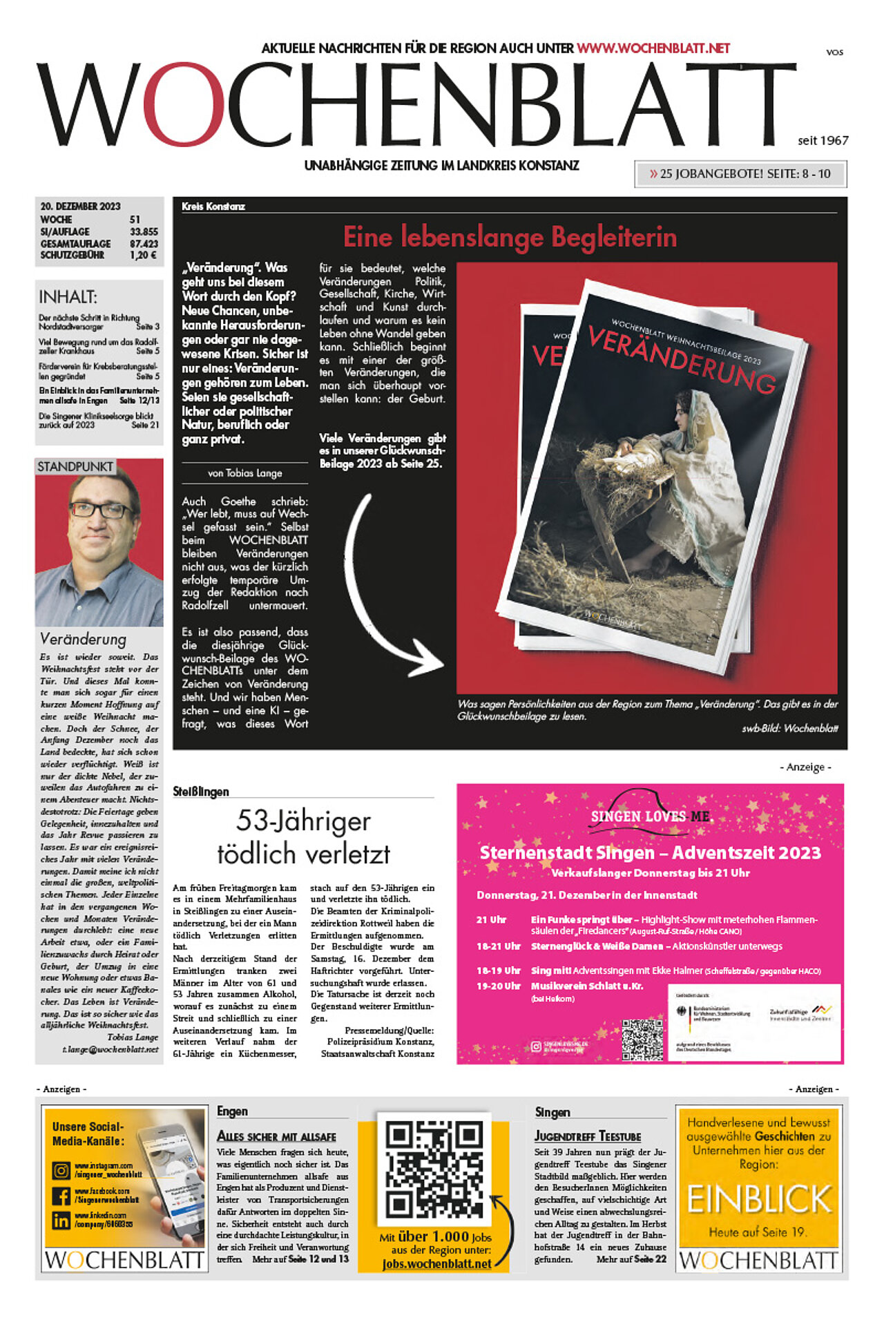 Ausgabe 51 vom 20. Dezember 2023