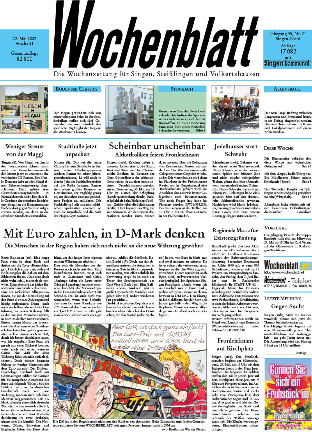 Ausgabe 21 vom 22. Mai 2002