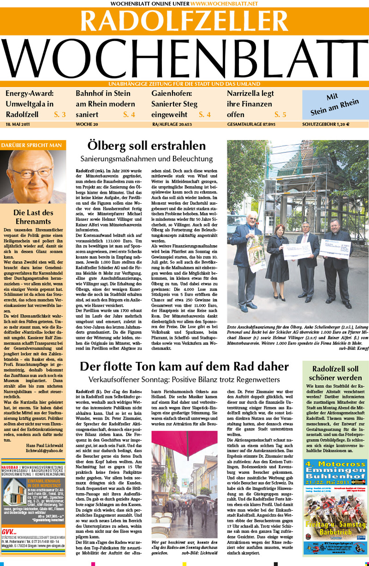 Ausgabe 20 vom 18. Mai 2011